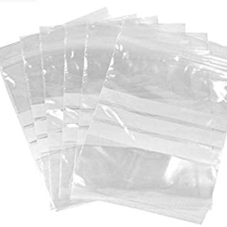 Bolsas de correo tamaño pequeño iSOUL 50 unidades de bolsas de polietileno autoselladas en tamaño de 12,7 x 17,8 cm bolsas de envío de 127 mm a 178 mm 